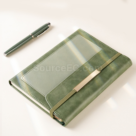 禮品訂造A5綁帶筆記本套裝紀念品