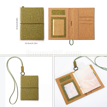 禮品訂造茶葉渣護照夾紀念品