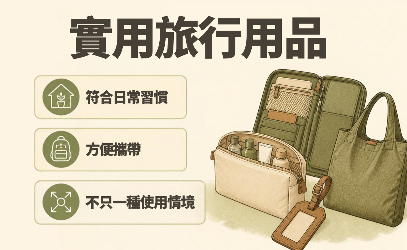 旅行用品、企業禮品、客製化禮品、旅行收納袋、行李吊牌、盥洗包、折疊購物袋